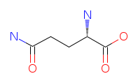 Glutamine chemical structure