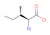 Isoleucine chemical structure