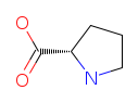 Proline chemical structure