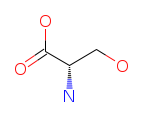 Serine chemical structure