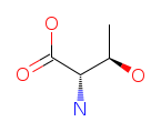 Threonine chemical structure